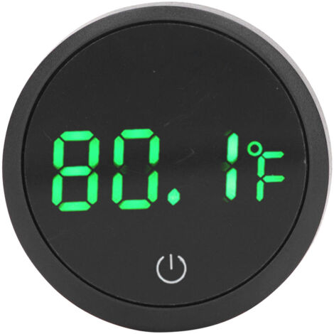 Thermomètre pour aquarium avec affichage LED numérique haute précision en degrés Fahrenheit, pour récipients en verre