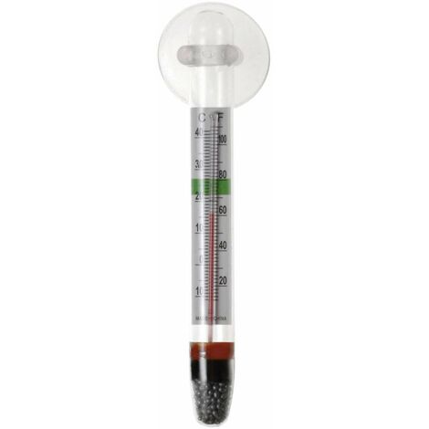 Thermomètre pour aquariums avec ventouse