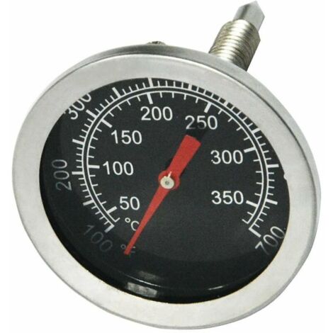 Thermomètre pour Barbecue Charbon de Bois Fumoir, 52mm Thermomètre four à pizza en Acier Inoxydable, pièces de Rechange pour BBQ -,