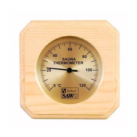 Thermomètre pour Sauna SAWO en pin