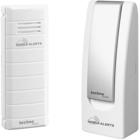 Thermomètre radiopiloté numérique Techno Line Mobile Alerts MA 10001 + Gateway blanc