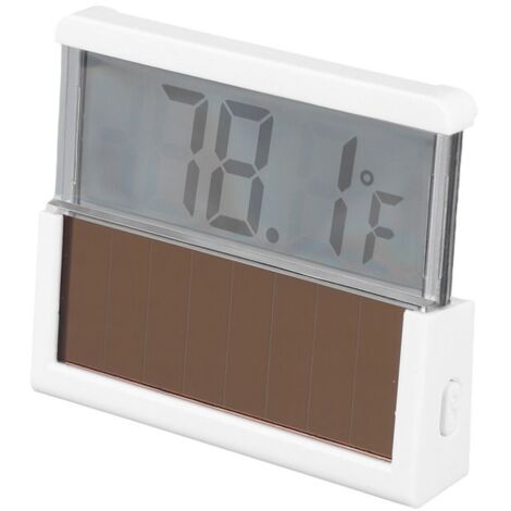 Thermomètre solaire pour aquarium, écran LCD transparent numérique, thermomètre solaire de haute précision pour aquarium