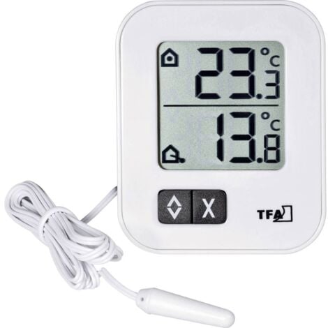 Thermomètre TFA Dostmann 30.1043.02 blanc
