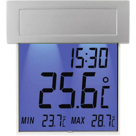 Thermomètre TFA Dostmann Vision Solar argent X45708