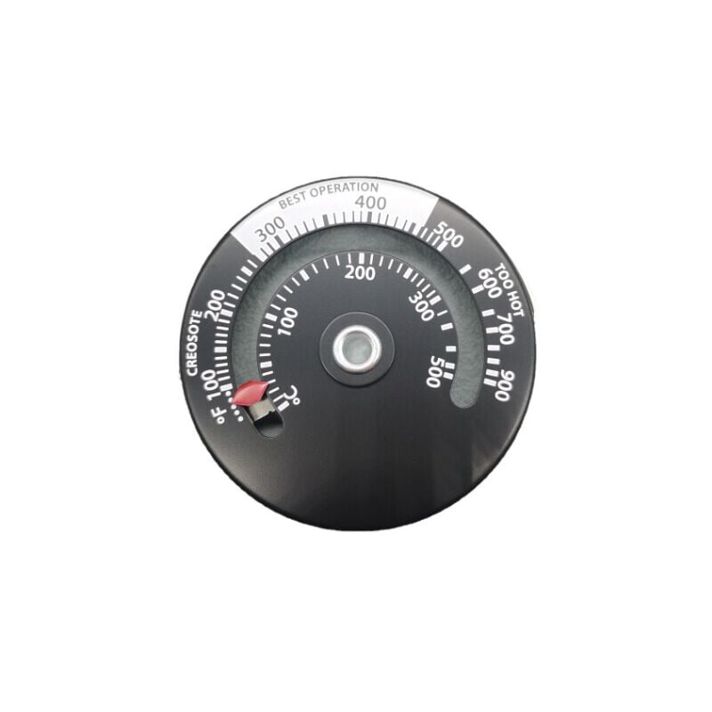 Serbia - Thermomètre Thermomètre Magnétique pour Poêle à Bois Cheminée Souffleur Thermomètre avec Sonde Maison Haute Sensibilité Grill Thermomètre
