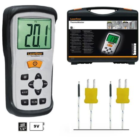 Thermomètres environnement (Digital, rectangulaire) - Laserliner 082.035 A –