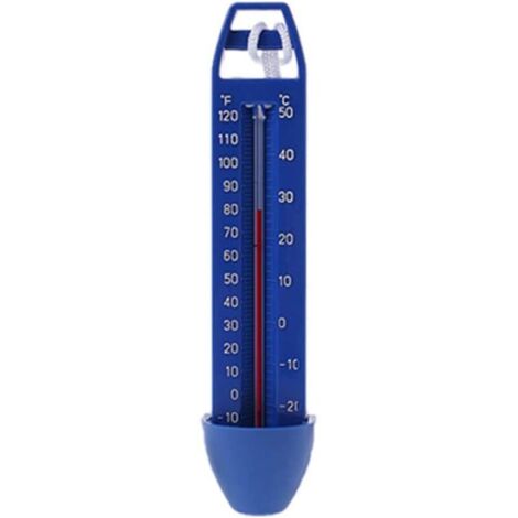 Thermomètres, température de l'eau, thermomètre Thermomètre à piscine avec brise de cordes Résistant à l'intérieur extérieur petit