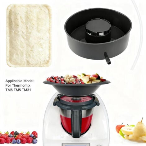 ENOWELIR Thermomix TM6 TM5 Dampfentsafter – Thermomix Automatischer Entsafter mit Reinigungsschwamm