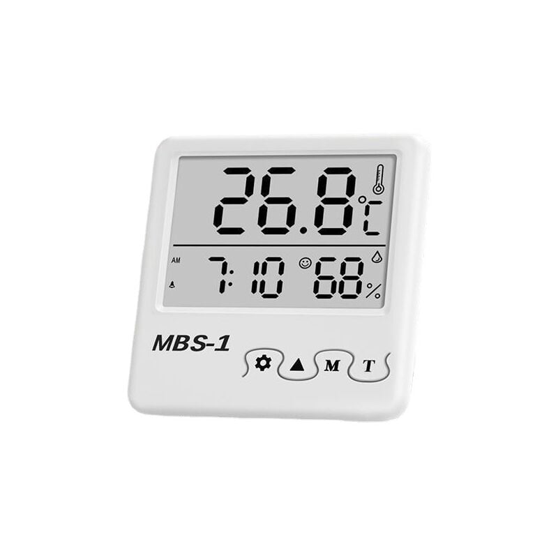 Thermomètre Hygromètre Digital, Thermomètre Intérieur et Extérieur avec Sans Fil Émetteur, Moniteur de Température