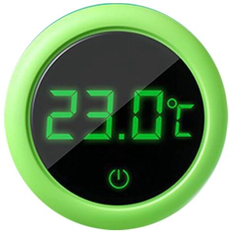 thermomtre Numrique Pour Aquarium (vert), Thermomtre  Affichage Led Pour Mini Aquarium, Capteur De Temprature Prcis, Thermomtre Sans Fil  Conomie