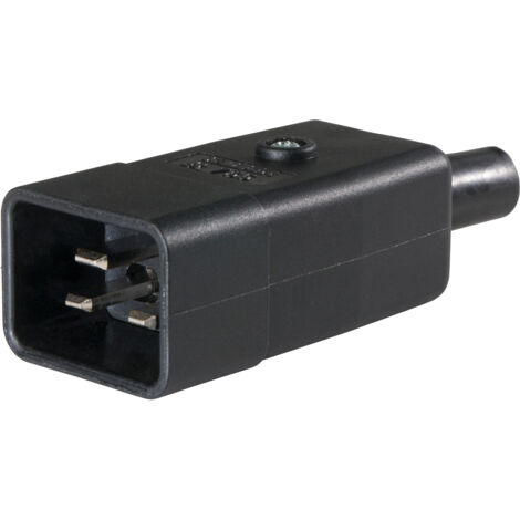 Thermoplast Gerätestecker Typ C20 230V 10A bis Leitung max. 3G1,5