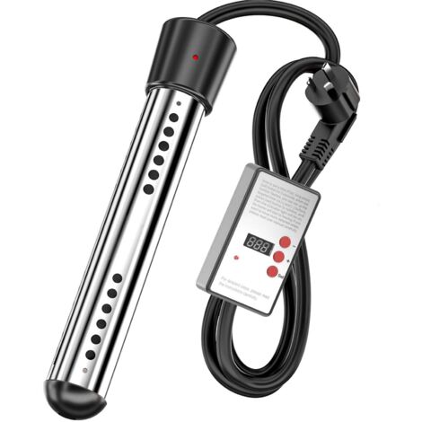 Thermoplongeur 3000 W, Thermoplongeur De Voyage, Mini Réchauffeur Portatif Thermoplongeur Set De Voyage Eau Chaude Idéal Pour Chauffer L'eau Bouillant