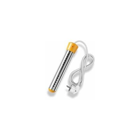 Thermoplongeur de baignoire 3000W Thermoplongeur électrique Thermoplongeur de voyage Thermoplongeur en acier inoxydable Chauffe-eau électrique Piscine Thermoplongeur (Jaune)