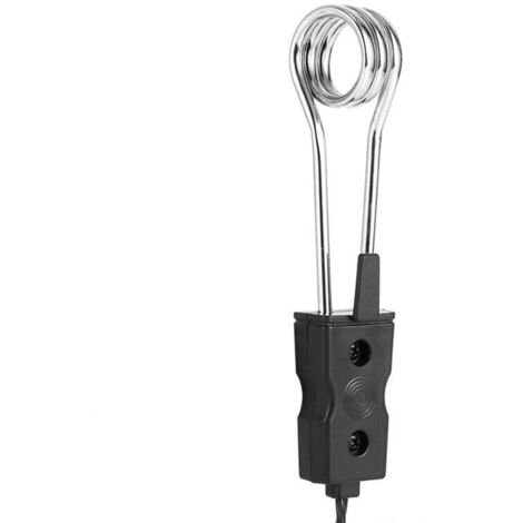 Thermoplongeur électrique, mini voiture électrique portative 12V / 24V bouillie radiateur à immersion pour chauffer l'eau de boisson au café au chocolat en ébullition(24V)