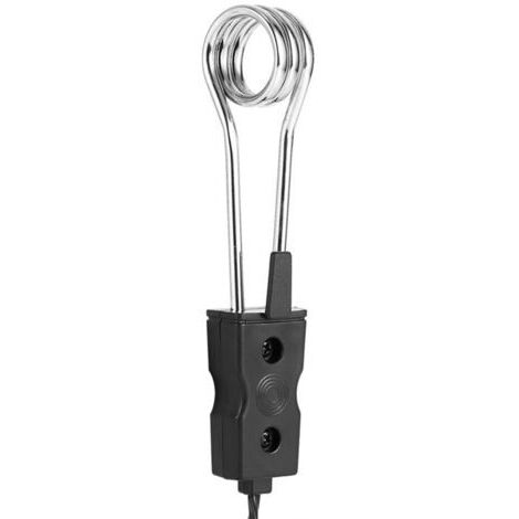 Thermoplongeur électrique, mini voiture électrique portative 12V / 24V bouillie radiateur à immersion pour chauffer l'eau de boisson au café au chocolat en ébullition(24V)