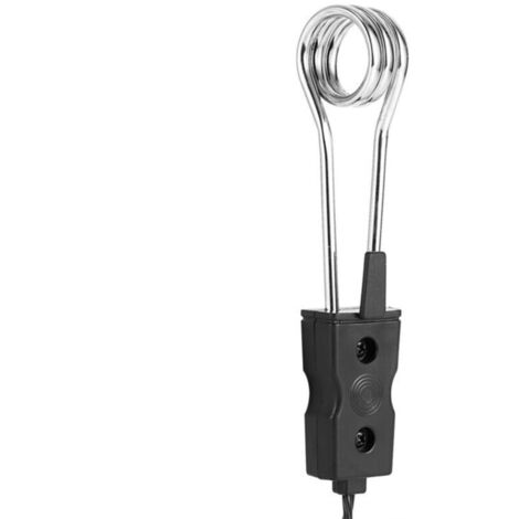 Thermoplongeur électrique, mini voiture électrique portative 12V / 24V bouillie radiateur à immersion pour chauffer l'eau de boisson au café au chocolat en ébullition(24V)
