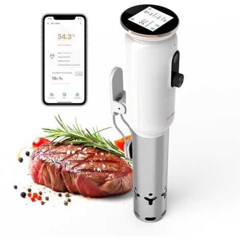 Thermoplongeur sous vide INKBIRD ISV-101W cuiseur vapeur 1000W chauffage à circulation d'eau 3D WiFi avec application Écran TFT