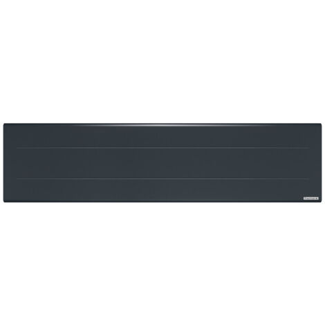 Thermor – Radiateur à inertie électrique 1500W en aluminium – Plinthe gris ardoise – Compatible Cozytouch – 450504