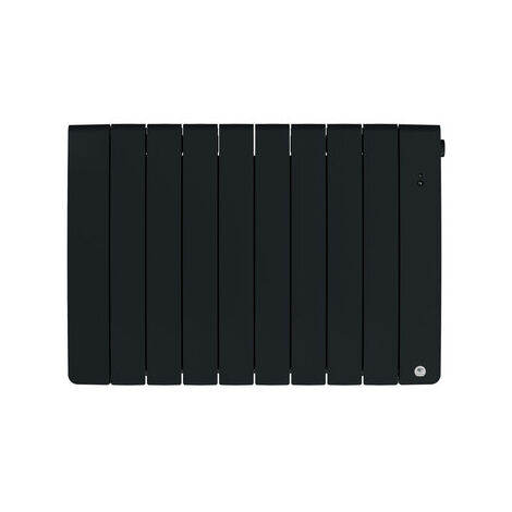 Thermor – Radiateur chaleur douce connecté 1500W horizontal – Inertie fluide – Gris ardoise – Connectivité Hub Cozytouch – 493830