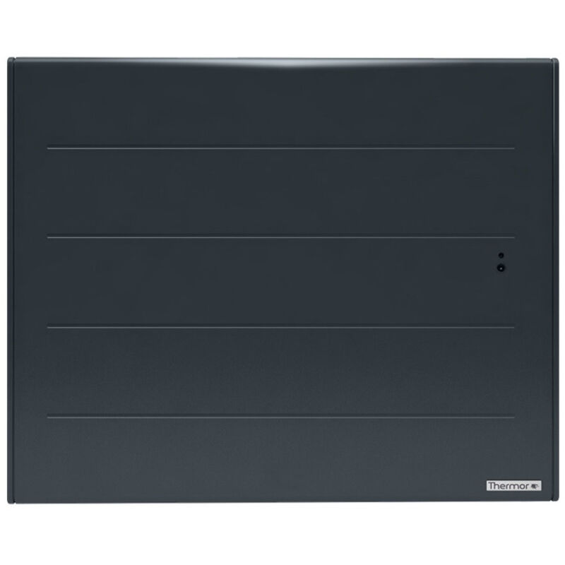 Thermor - Radiateur Ovation 3 1250W gris ardoise horizontal connecté extra-plat chaleur douce
