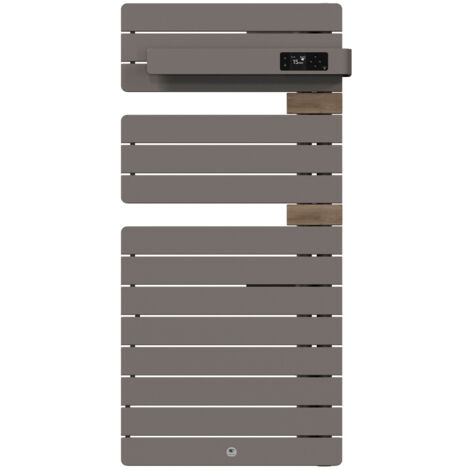 THERMOR - Sèche-serviettes connecté Allure 4 500W Roche/Chêne Mat à droite - 483303