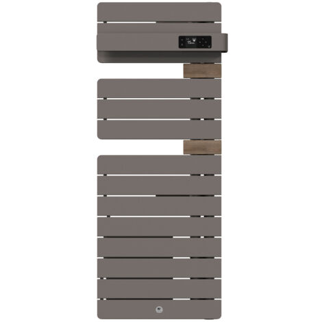 THERMOR - Sèche-serviettes connecté Allure 4 étroit 1500W Roche/Chêne Mat à droite - 483387