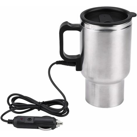 Mini thermos da viaggio per caffè, 300 ml, in acciaio inox, per uso in  ambienti interni ed esterni Nero