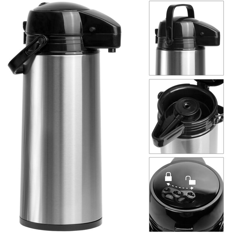 Thermos 1.9l Inox Avec Distributeur