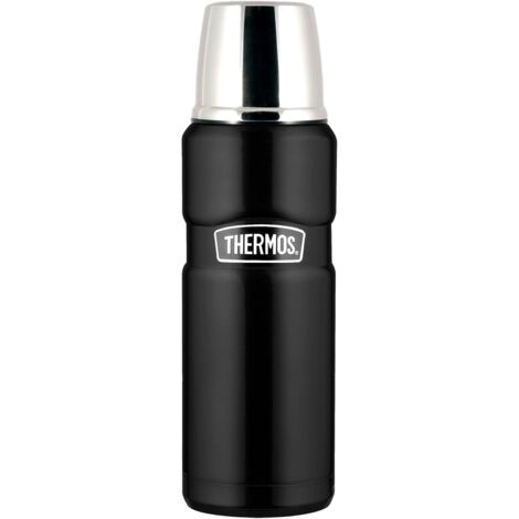 Thermos King bouteille 0,5 L noir mat isolation efficace