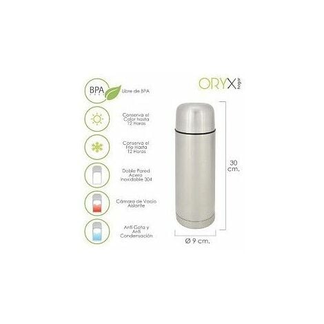 ORYX Thermos Liquido Acciaio Inox Antigoccia 750 Ml.