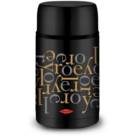 Thermos Oroley 1l Noir Isolation Thermique Haute Performance, Design élégant - Oroley