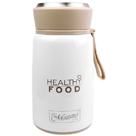 Thermos per pranzo bianco Maestro 800 ml