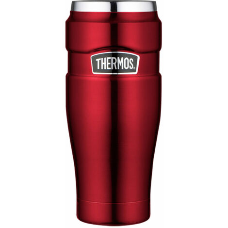 THERMOS Thermobecher 0,47 l – Rot, Edelstahl, doppelwandig