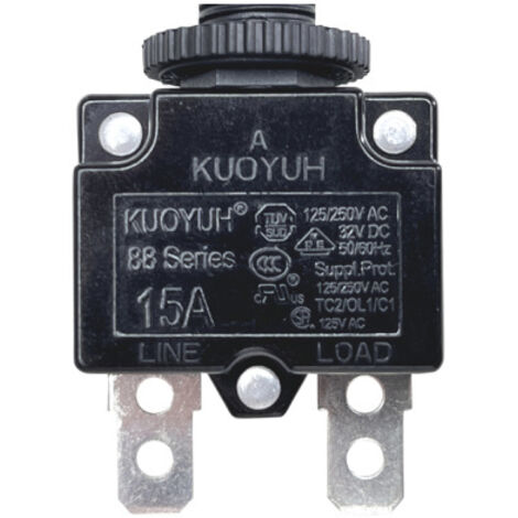 Thermoschalter Leistungsschalter 88 Series 15A Reset Schalter Überlastschutz für Kompressoren uvm...