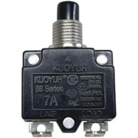 Thermoschalter Leistungsschalter 88 Series 7A Reset Schalter Überlastschutz für Stromerzeuger uvm...
