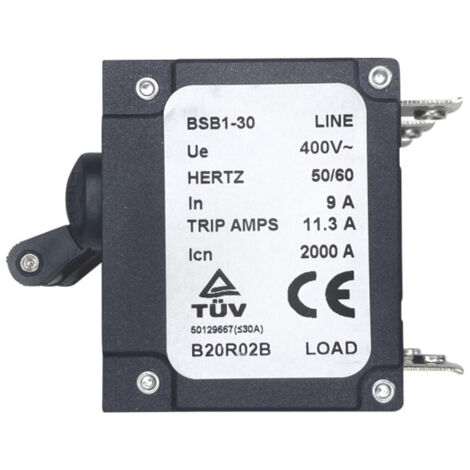 Thermoschalter Leistungsschalter B20R02B Reset Schalter Überlastschutz für Stromerzeuger uvm...