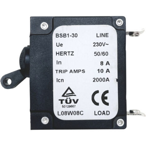 Thermoschalter Leistungsschalter L08W08C Reset Schalter Überlastschutz für Stromerzeuger uvm.