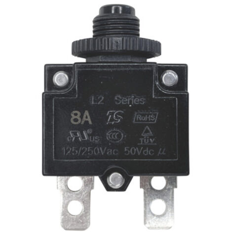 Thermoschalter Leistungsschalter L2 Series 8A Reset Schalter Überlastschutz für Tisch/Kapp und Gehrungssägen uvm...