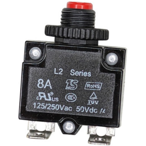 Thermoschalter Leistungsschalter L2 Series Reset Schalter Überlastschutz für Akku Regenfasspumpe uvm.