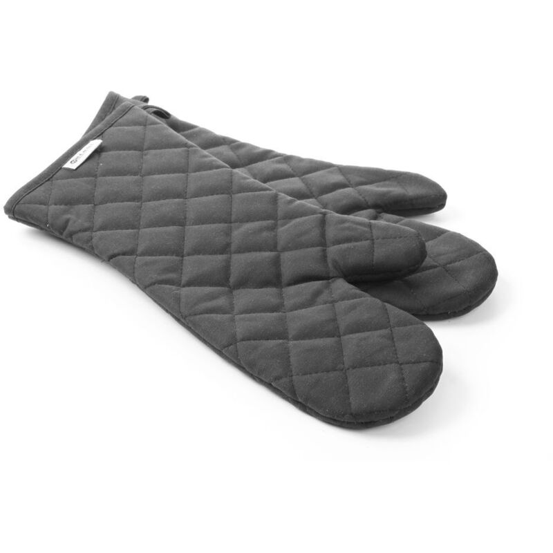 Ofenhandschuhe – 2 Stück, Baumwolle Mit Feuerfester Beschichtung, 2 Stk., (l)380mm - Hendi