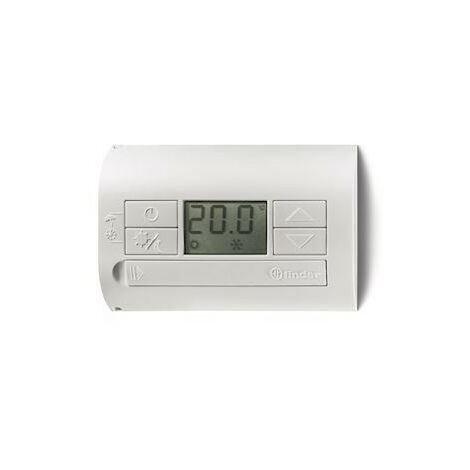 Thermostat 1 inverseur 5A IP20 fonction hors gel 2 piles 1,5V blanc FINDER 1T3190030000PAS