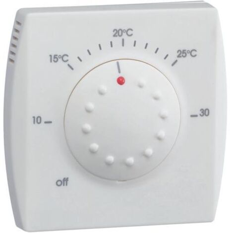 Thermostat ambiance électronique semi-encastré - 230V - 25111 - Hager