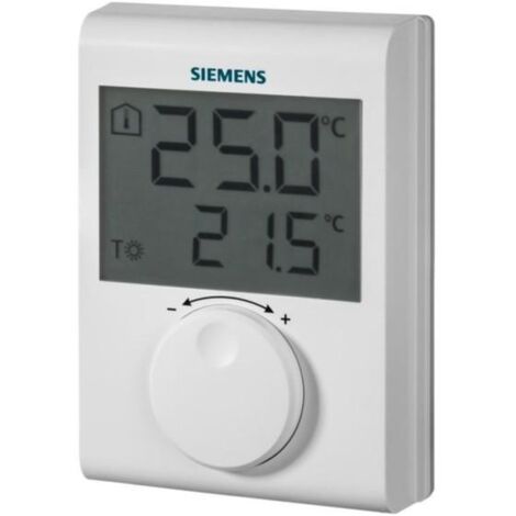 Thermostat ambiance grand LCD piles journalier SIEMENS RDJ100