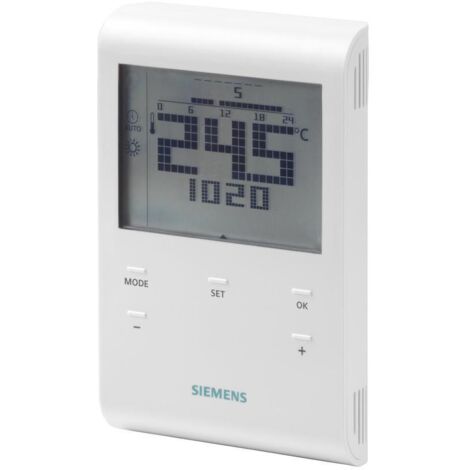 Thermostat ambiance programmable piles AAA SIEMENS RDE100.1
