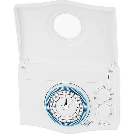 Thermostat ambiant analogue Watts Chronobat programme journalier
