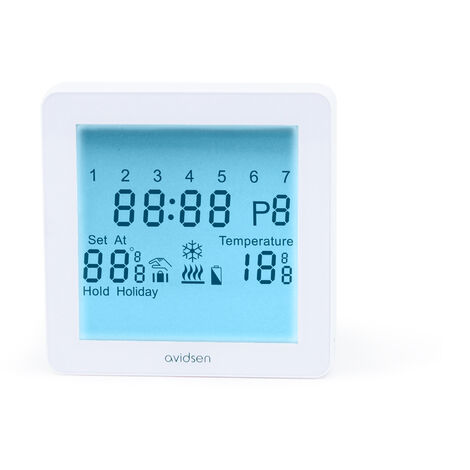 Thermostat avec écran tactile et programmation - Avidsen -