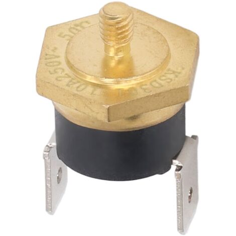 Thermostat bimétallique en cuivre KSD301, 5 pièces, interrupteur de température à disque à pression M4 normalement fermé 250V