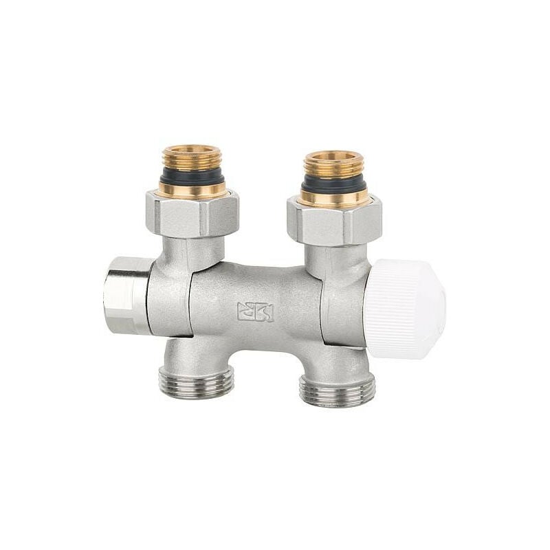 Thermostat-bloc de soupape Flex DN15(1/2')xDN20(3/4'), Eurocone pour service mono/double tube