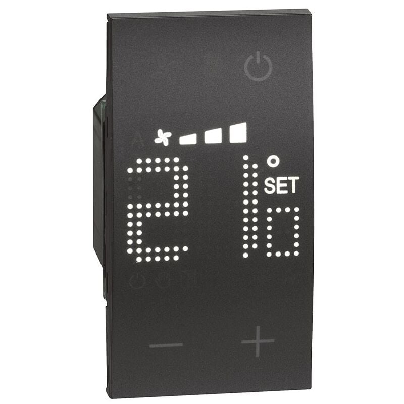 Bticino - Thermostat Living Now Black KG4691