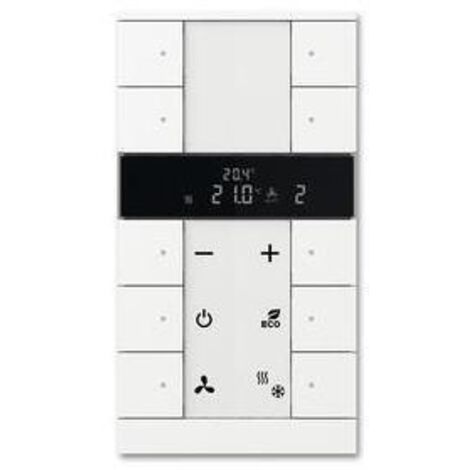 Thermostat Busch Jaeger schwarz langlebiger Kunststoff kompakt